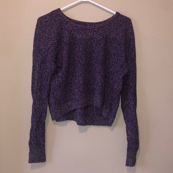 American Eagle Crop Knit Sweater